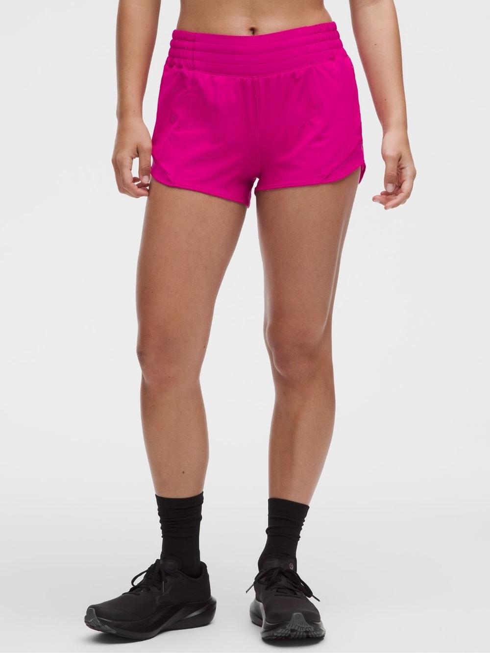 NWT Lululemon Hotty Hot High-Rise Lined Short 2.5” Pink Flare